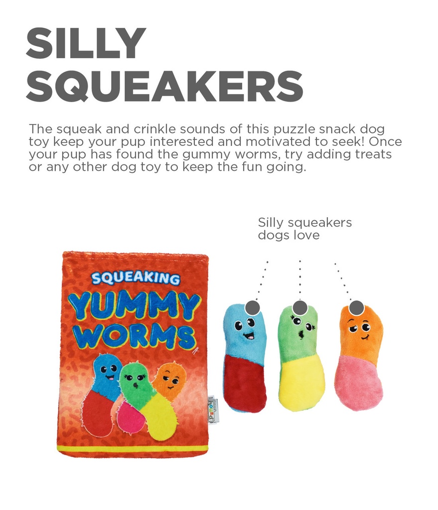 OUTWARD HOUND Snack Bag Puzzle Yummy Worms