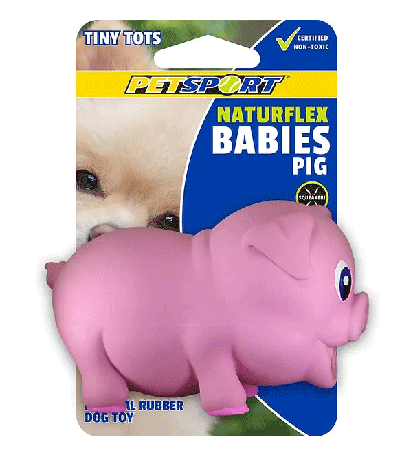 PETSPORT NaturFlex Babies Tiny Tots Pig 3.5"