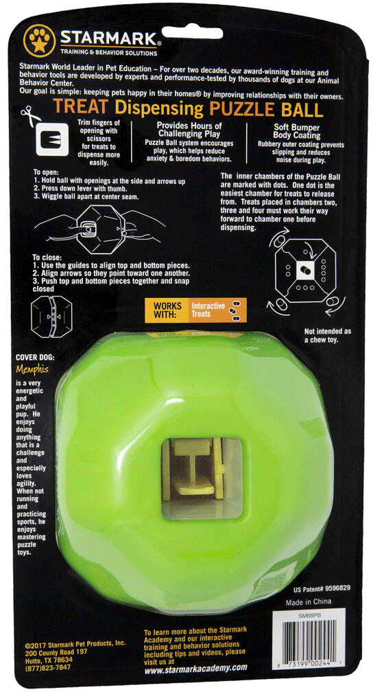 STARMARK Treat Dispensing Puzzle Ball