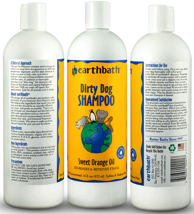 EARTHBATH Dirty Dog Shampoo 16oz