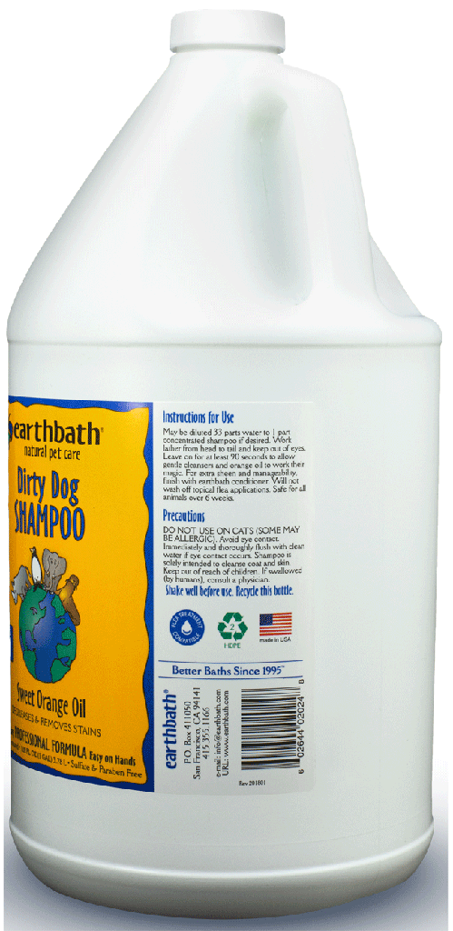 EARTHBATH Dirty Dog Shampoo Gallon