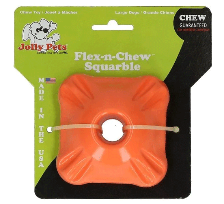 JOLLYPET Flex-n-Chew Squarble Large 3"