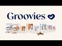 GROOVIES Dog Dental Chews 6oz X-Large 4ct