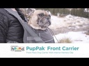 OUTWARD HOUND PupPak Dog Front Carrier S Grey