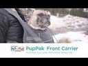 OUTWARD HOUND PoochPouch Front Carrier M Grey