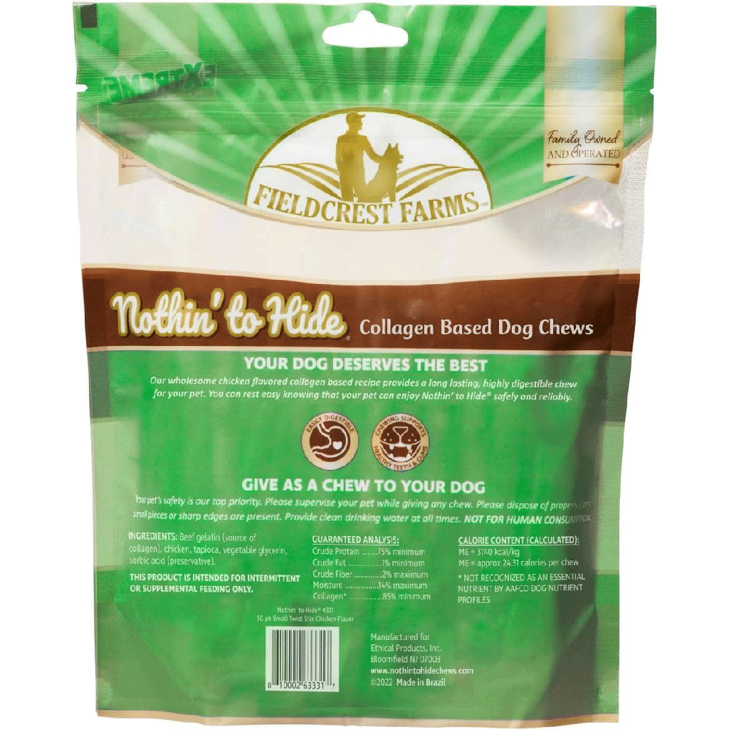 FIELDCREST FARMS Nothin' To Hide Twist Stix Chicken S 50pk