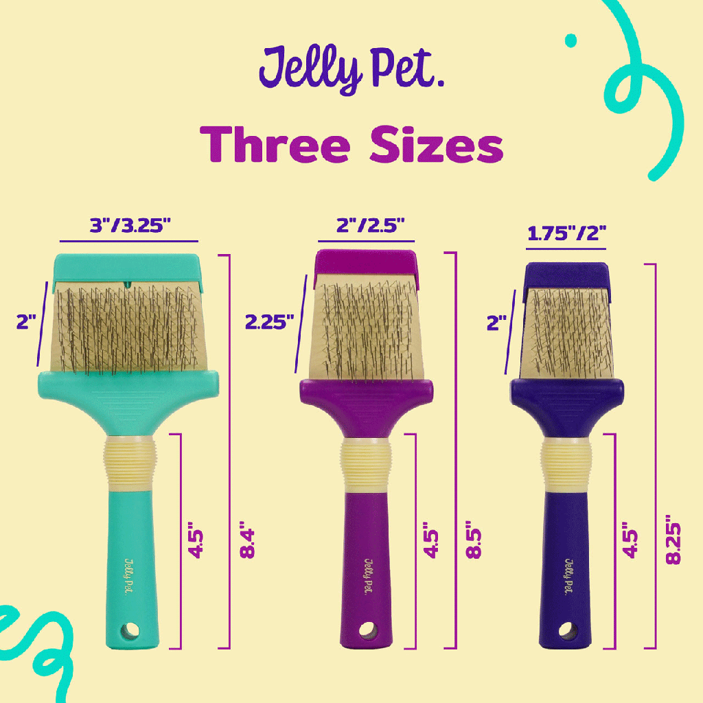 JELLY PET Double Sided Slicker Brush Small