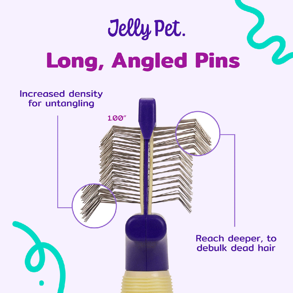 JELLY PET Double Sided Slicker Brush Small