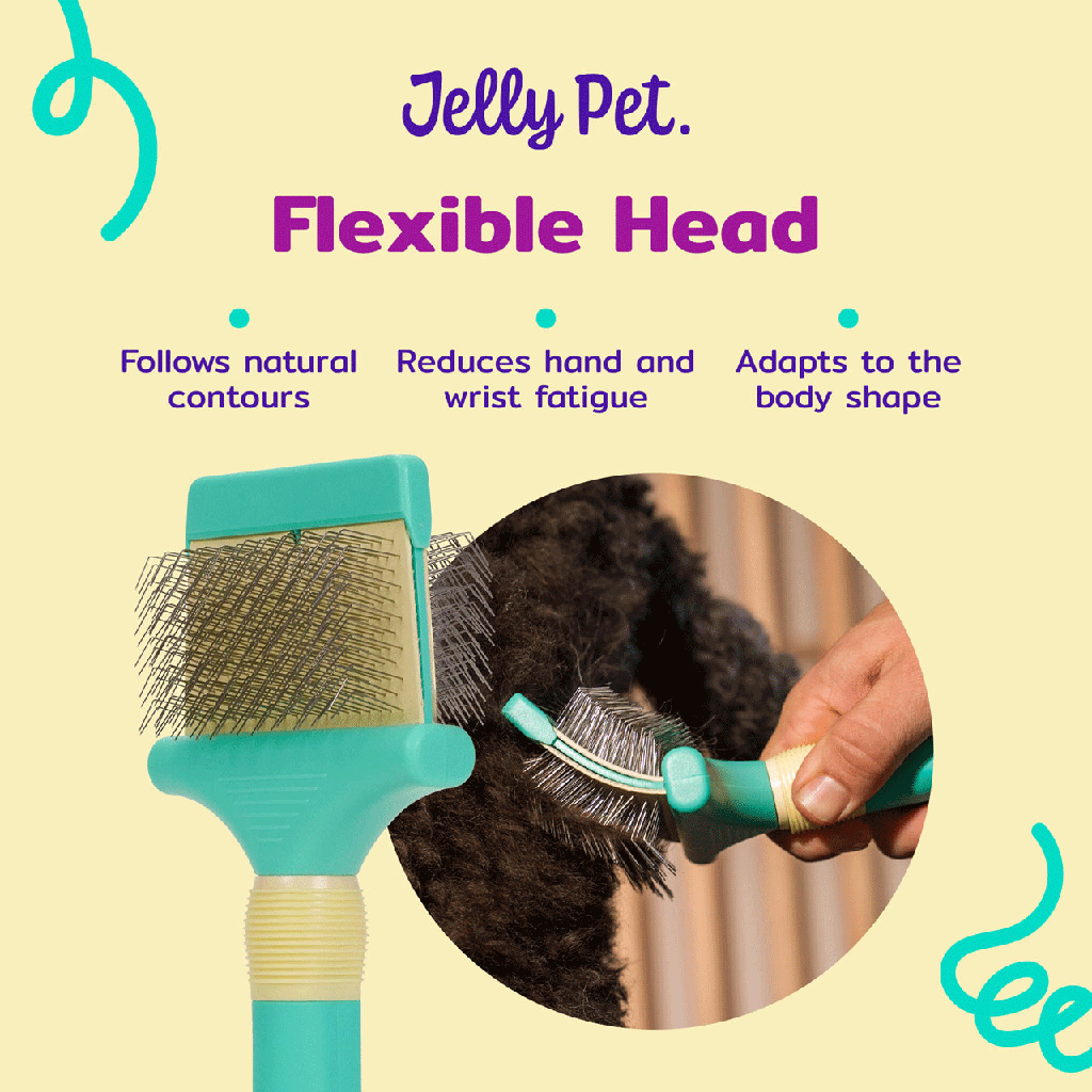 JELLY PET Double Sided Slicker Brush Large