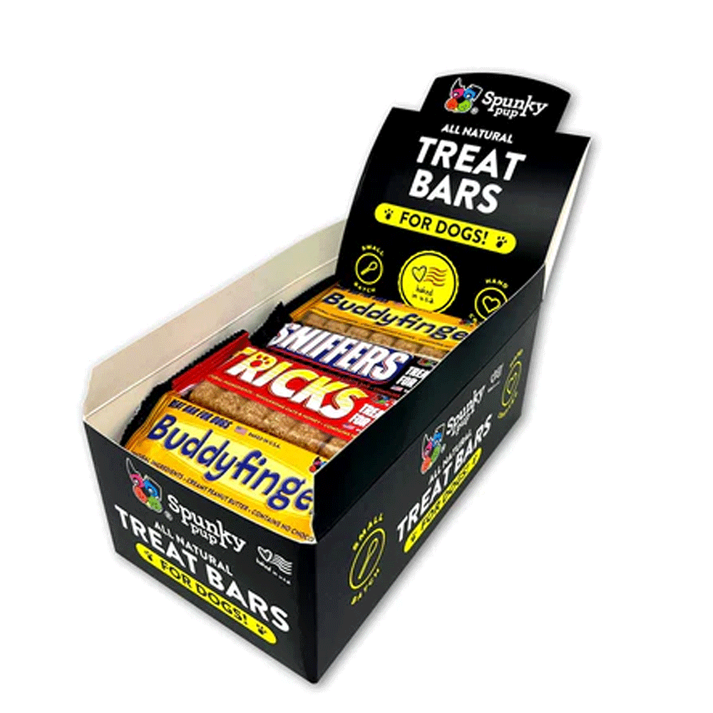 SPUNKY PUP Treat Bar Display 24ct