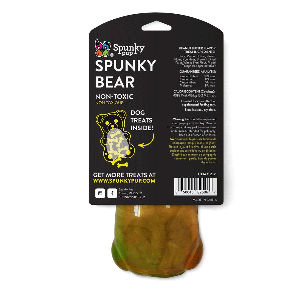 SPUNKY PUP Bear - Treat Dispensing M