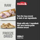 PURE BITES Freeze Dried Chicken Breast 3oz