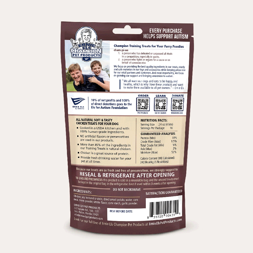 ERNIE ELS Soft Treats Chicken w/Sweet Potato 4oz