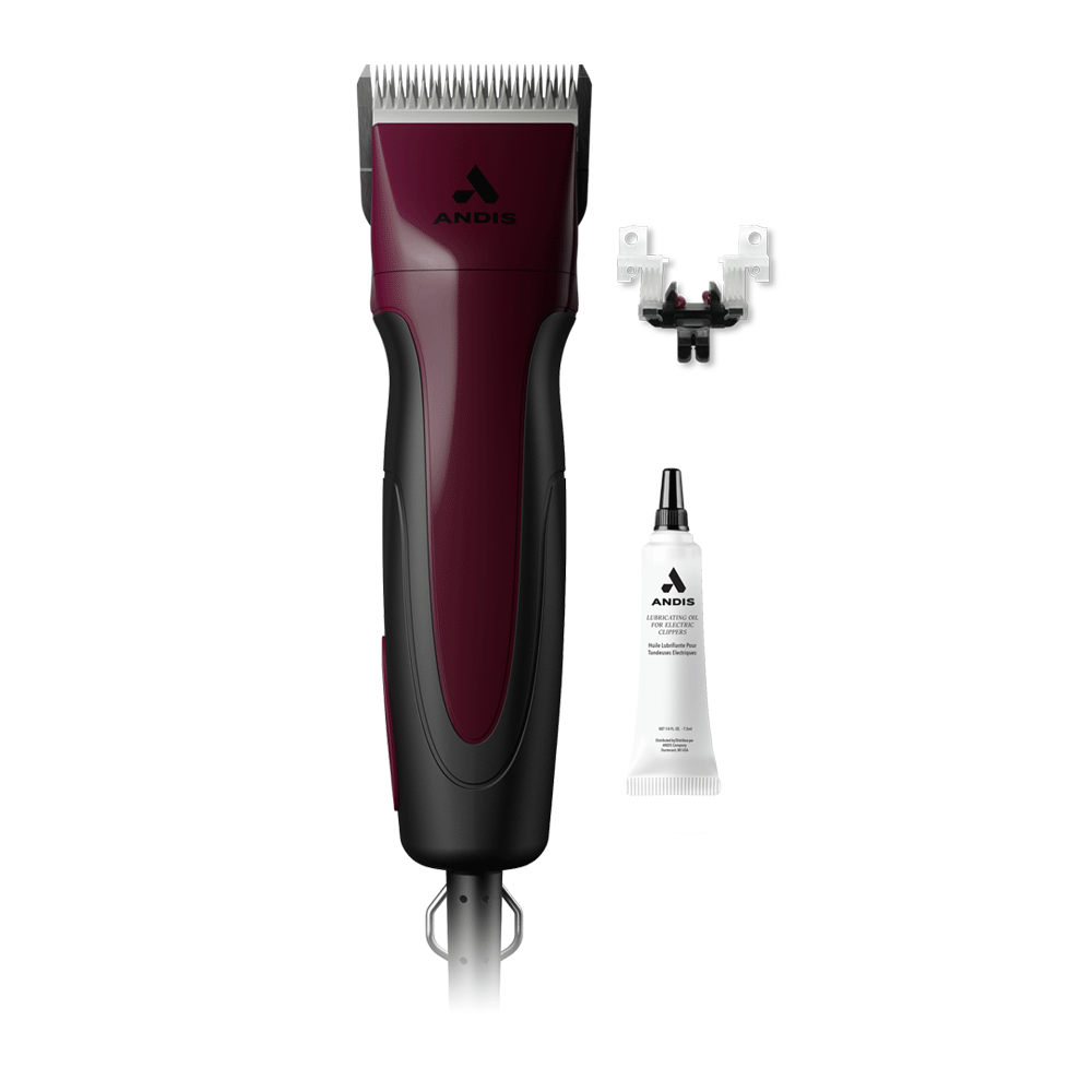 ANDIS Excel 5-Speed+ Clipper w/#10 Blade - Burgundy