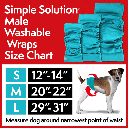 SIMPLE SOLUTION Washable Male Wrap S