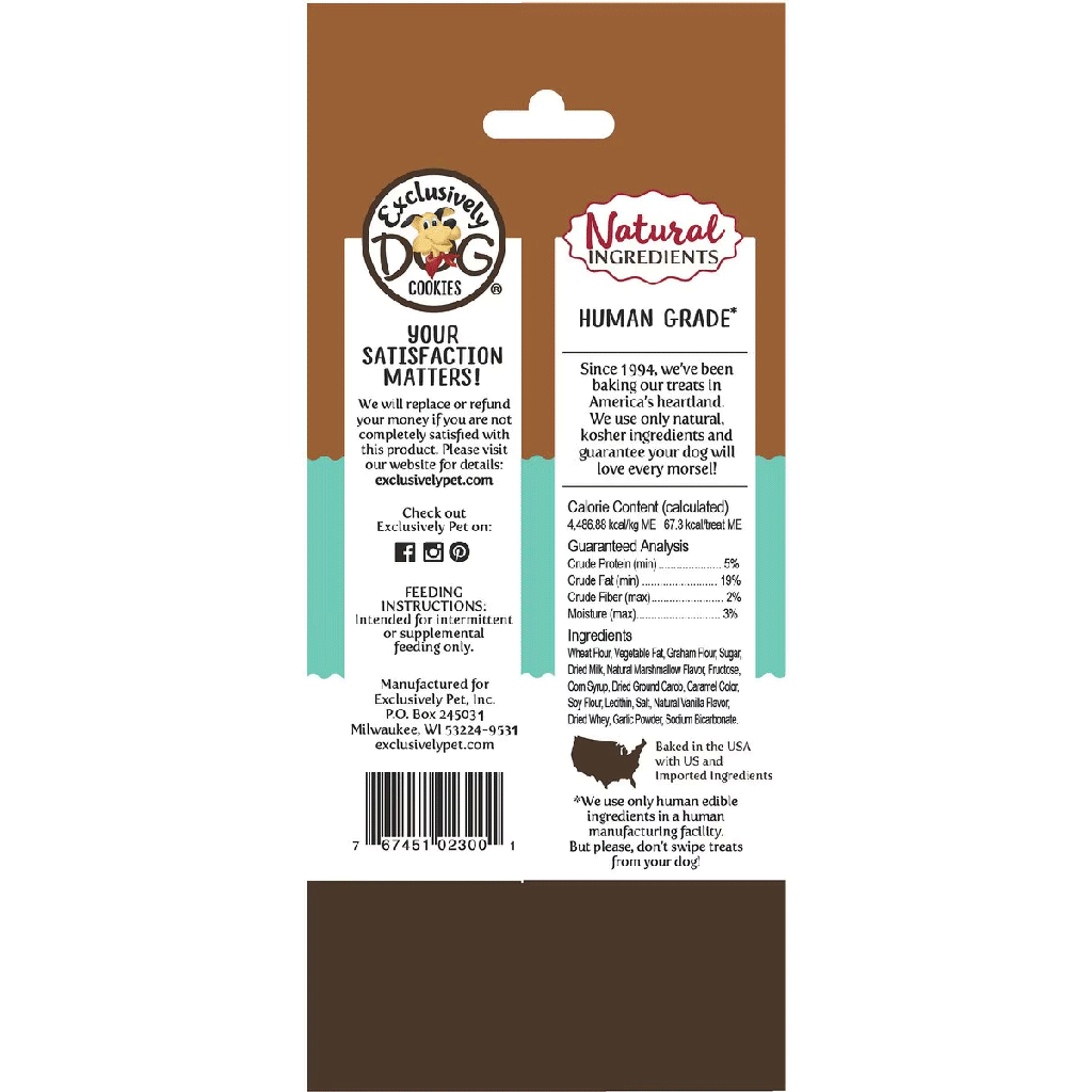 EXCLUSIVELY PET Sandwich Cremes S'Mores 8oz