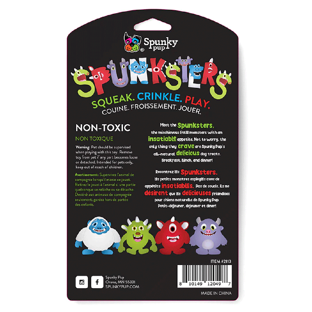 SPUNKY PUP Spunksters Monster Toy