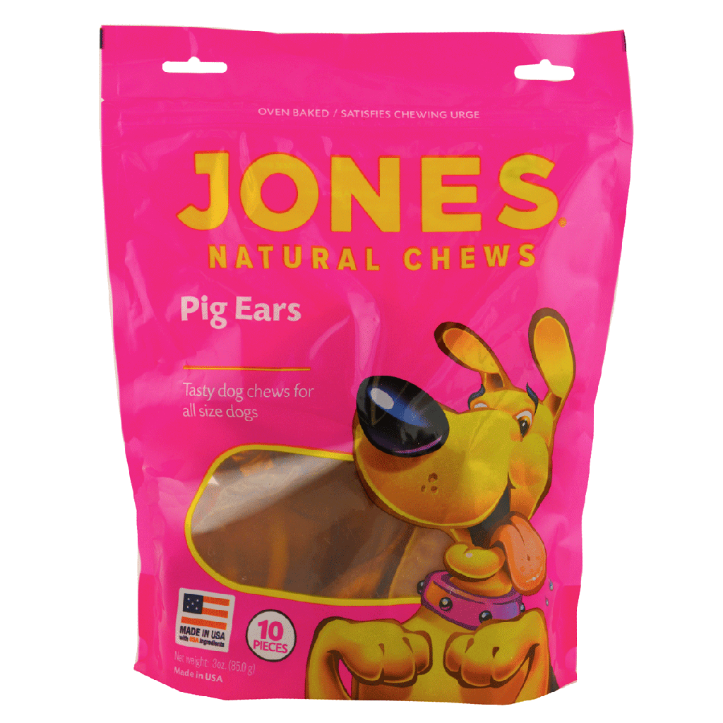 JONES Pig Ears  Standard 10 Pack