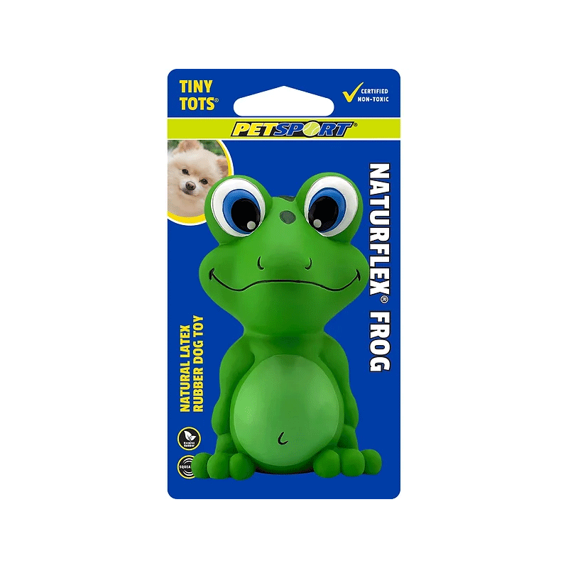 PETSPORT NaturFlex Frog Tiny Tots 4.25"