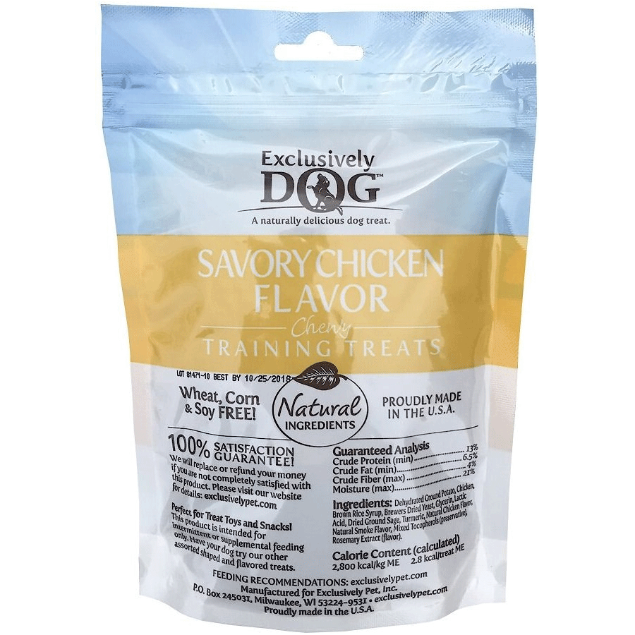 EXCLUSIVELY PET Training Treats Chicken 6oz