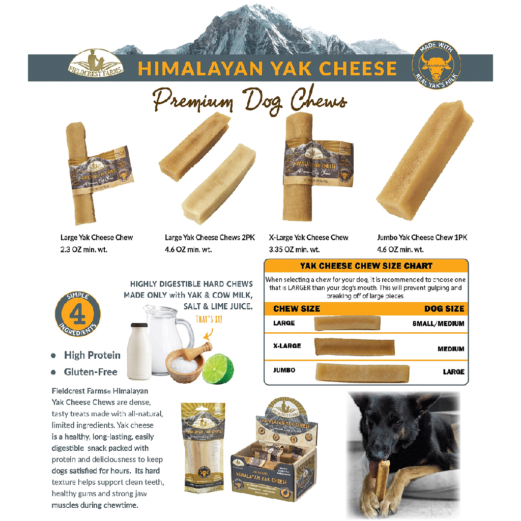 FIELDCREST FARMS Himalayan Yak Cheese L Cigar Band