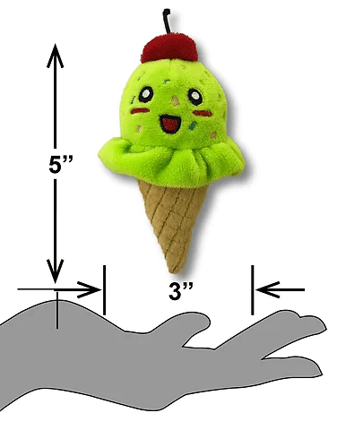 PETSPORT Tiny Tots Ice Cream Mint 5"