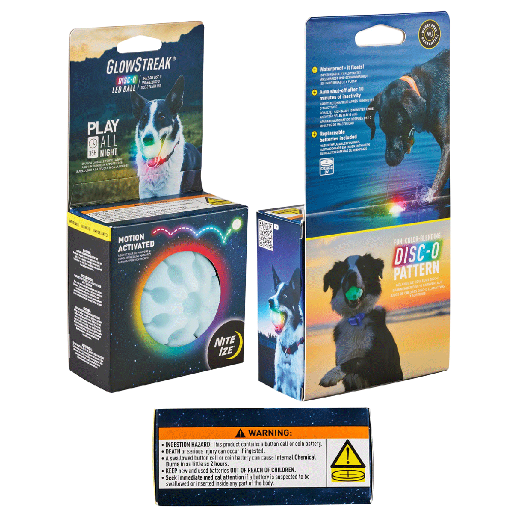 NITE IZE GlowStreak LED Ball-Disc-O