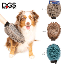 DGS Dirty Dog Grooming Mitt Brown