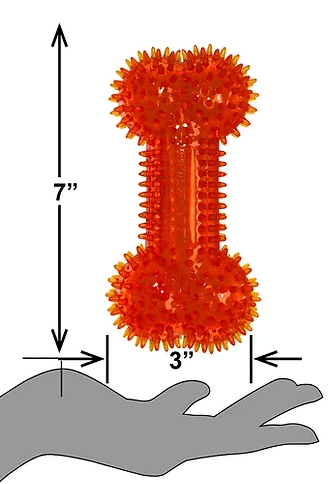 PETSPORT Gorilla Spiky Bone 6.5"