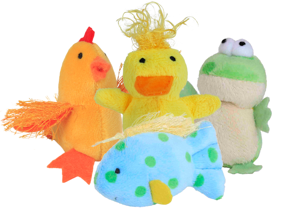 MULTIPET Look Who's Talking Cat Toy Duck