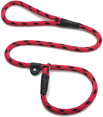 MENDOTA Slip Lead 1/2" x 6' Black Ice Red