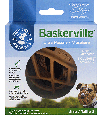 *COMPANY OF ANIMALS Baskerville Ultra Muzzle Size 2 Tan