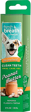 TROPICLEAN CleanTeeth Gel Peanut Butter 2oz