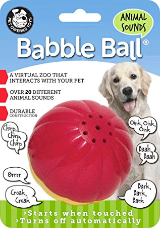 PETQWERKS Animal Sounds Ball L