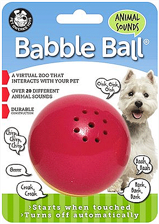 PETQWERKS Animal Sounds Ball M