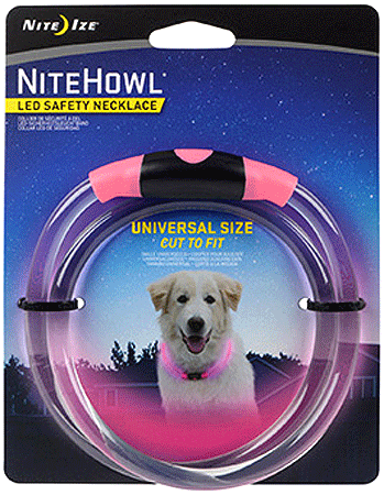 *NITE IZE NiteHowl LED Safety Necklace - Pink