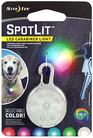 *NITE IZE SpotLit LED Carabiner Light Disc-O-Select