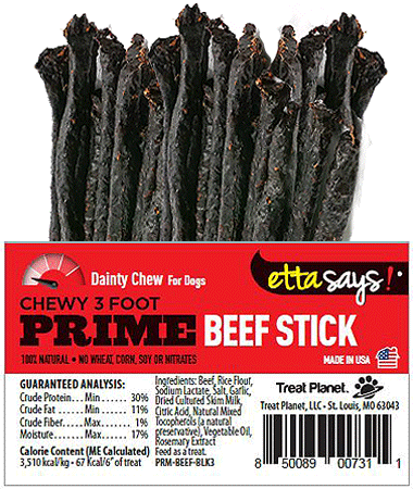 ETTA SAYS Prime Beef Stick 3ft 18ct