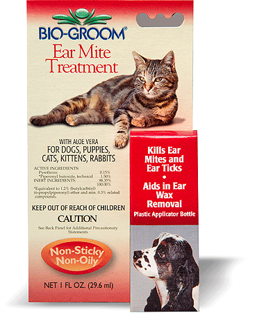 BIO-GROOM Ear Mite Treatment 1oz