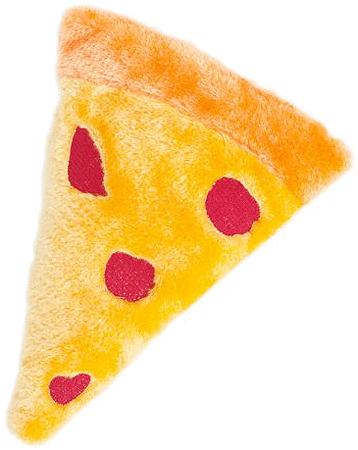 ZIPPYPAWS Squeakie Emojiz - Pizza Slice