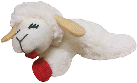 MULTIPET Lambchop Cat Toy 4"