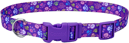 PET ATTIRE Styles Adjustable Collar 1 x 18-26 Purple Special Paws