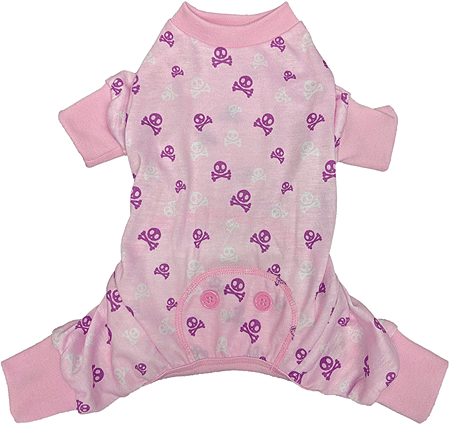 *FASHION PET Skull N Crossbone PJ's XXS Pink