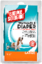 *SIMPLE SOLUTION Washable Female Dog Diaper L 35-55#