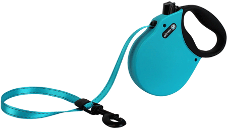 P.A.W. Adventure Retractable Leash Blue M