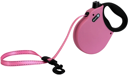 P.A.W. Adventure Retractable Leash Pink S