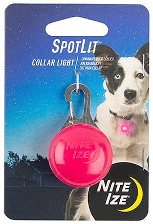 NITE IZE SpotLit Collar Light Pink