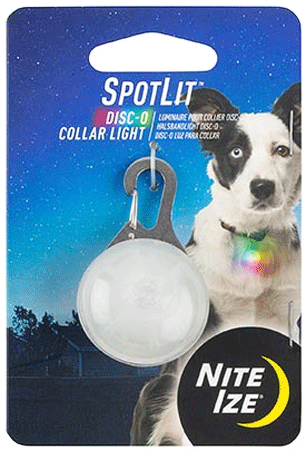 *NITE IZE SpotLit Collar Light Disc-O