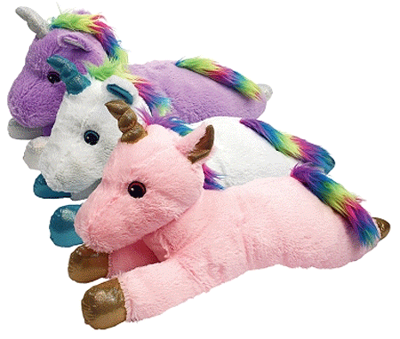 MULTIPET Jumbo Unicorn Dog Toy 24"