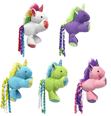 MULTIPET Unicorn Cat Toy w/Catnip 3"